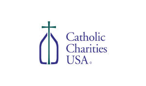 Leesha Saunders Compassionate Voiceovers Catholic Charities Logo